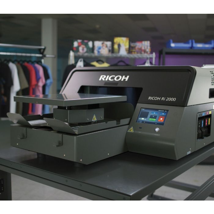 Ricoh Ri 2000 DTG Printer | JUKI | JUKI Industrial Sewing Machines